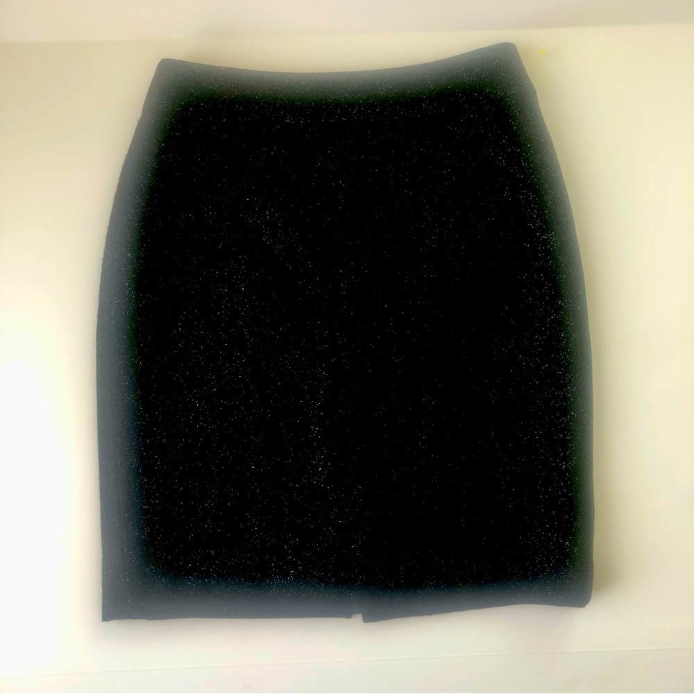 Halogen Sparkly Black Pencil Skirt Size 2